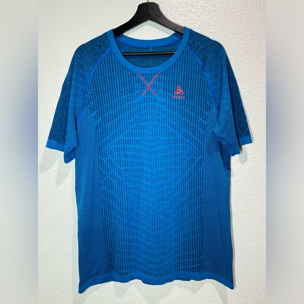 Odlo Base Layer Blackcomb Crew Neck Shirt Men’s M/L  Sport, Lightweight, Hiking